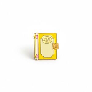 Polly Pocket Yellow Book Enamel Pin